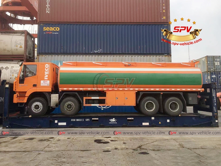 30,000 Litres Fuel Tank Truck IVECO-Loading 2